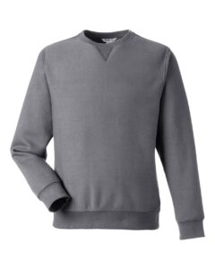 Team 365 TT98 Unisex Zone HydroSport™ Heavyweight Crewneck Sweatshirt – Dark Grey Heather