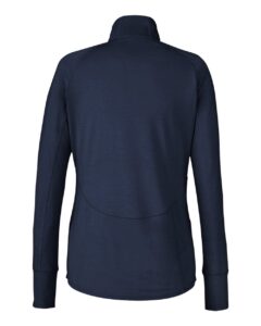 Puma Golf PG400W Women’s Bandon Quarter-Zip Pullover – Navy Blazer (back)