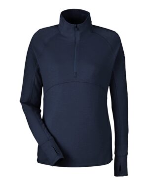 Puma Golf PG400W Women’s Bandon Quarter-Zip Pullover – Navy Blazer