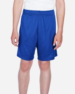 Team 365 TT11SHY Youth Zone Performance Shorts – Sport Royal (on model)