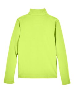 Team 365 TT80Y Youth Leader Soft Shell Jacket – Safety Yellow (back)