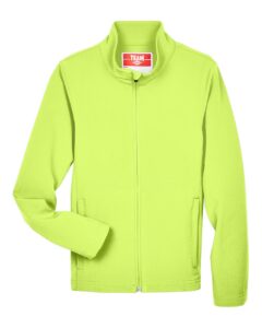 Team 365 TT80Y Youth Leader Soft Shell Jacket – Safety Yellow