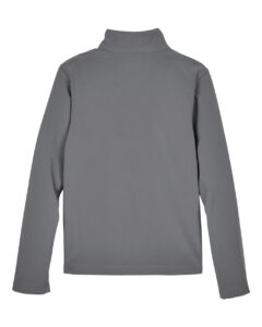 Team 365 TT80Y Youth Leader Soft Shell Jacket – Sport Graphite (back)