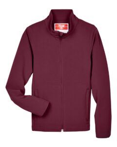 Team 365 TT80Y Youth Leader Soft Shell Jacket – Sport Maroon