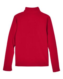 Team 365 TT80Y Youth Leader Soft Shell Jacket – Sport Red (back)