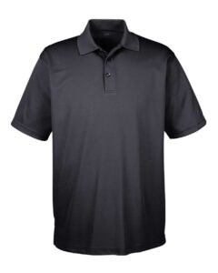 UltraClub 8210 Men’s Cool & Dry Mesh Piqué Polo – Black