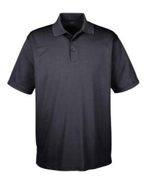UltraClub 8210 Men’s Cool & Dry Mesh Piqué Polo – Black