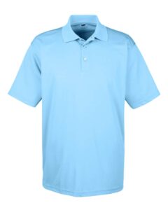 UltraClub 8210 Men’s Cool & Dry Mesh Piqué Polo – Columbia Blue