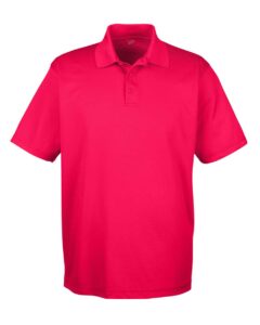 UltraClub 8210 Men’s Cool & Dry Mesh Piqué Polo – Red