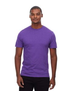 Threadfast Apparel T1001 Unisex Epic CVC T-Shirt – Heather Purple (on model)