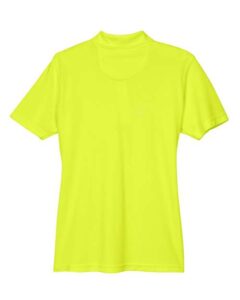 UltraClub 8210L Women’s Cool & Dry Mesh Piqué Polo – Bright Yellow (back)