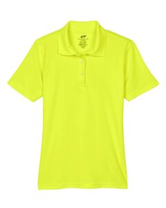 UltraClub 8210L Women’s Cool & Dry Mesh Piqué Polo – Bright Yellow