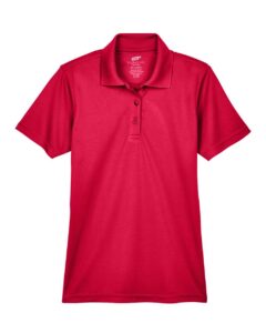 UltraClub 8210L Women’s Cool & Dry Mesh Piqué Polo – Cardinal