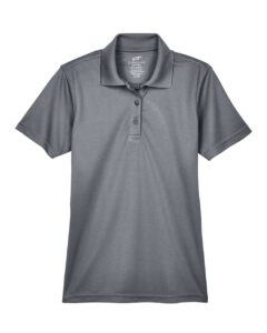 UltraClub 8210L Women’s Cool & Dry Mesh Piqué Polo – Charcoal