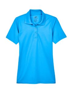 UltraClub 8210L Women’s Cool & Dry Mesh Piqué Polo – Coast