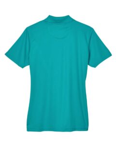 UltraClub 8210L Women’s Cool & Dry Mesh Piqué Polo – Jade (back)