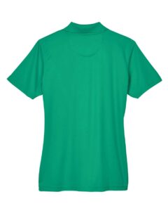 UltraClub 8210L Women’s Cool & Dry Mesh Piqué Polo – Kelly (back)