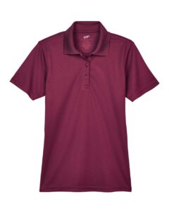 UltraClub 8210L Women’s Cool & Dry Mesh Piqué Polo – Maroon