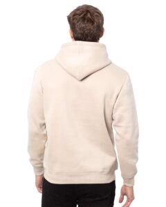 Threadfast Apparel T2000 Unisex Epic Fleece Pullover Hooded Sweatshirt – Sand (on model back)