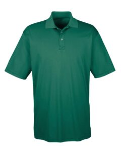 UltraClub 8425 Men’s Cool & Dry Sport Performance Interlock Polo – Forest Green