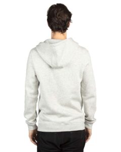 Threadfast Apparel 320Z Unisex Fleece Full-Zip Hooded Sweatshirt – Oatmeal Heather (on model back)
