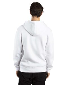 Threadfast Apparel 320Z Unisex Fleece Full-Zip Hooded Sweatshirt – White (on model back)