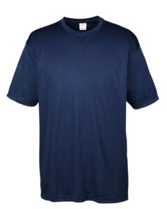 UltraClub 8620 Men’s Cool & Dry Basic Performance T-Shirt – Navy