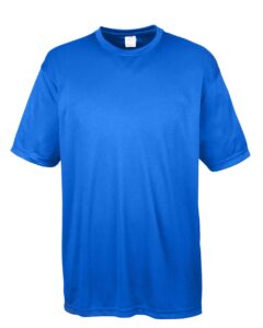 UltraClub 8620 Men’s Cool & Dry Basic Performance T-Shirt – Royal