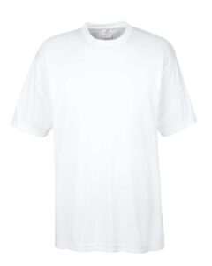 UltraClub 8620 Men’s Cool & Dry Basic Performance T-Shirt – White