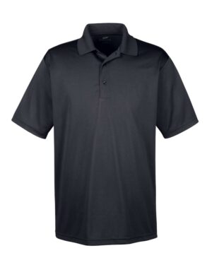 UltraClub 8610 Men’s Cool & Dry 8-Star Elite Performance Interlock Polo – Black