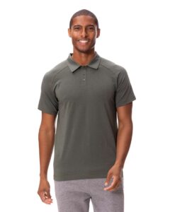 Threadfast Apparel 382PL Men’s Impact Polo – Army (on model)