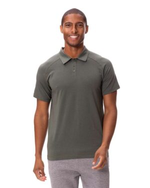 Threadfast Apparel 382PL Men’s Impact Polo – Army (on model)