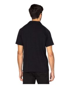 Threadfast Apparel 382PL Men’s Impact Polo – Black (on model back)