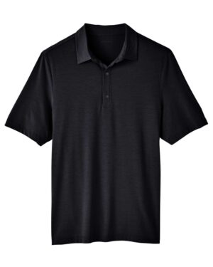 North End NE100 Men’s JAQ Snap-Up Stretch Performance Polo – Black
