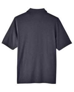 North End NE100 Men’s JAQ Snap-Up Stretch Performance Polo – Carbon (back)