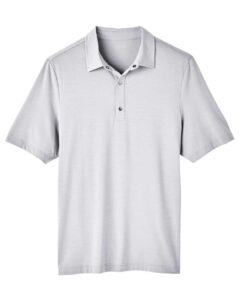 North End NE100 Men’s JAQ Snap-Up Stretch Performance Polo – Platinum