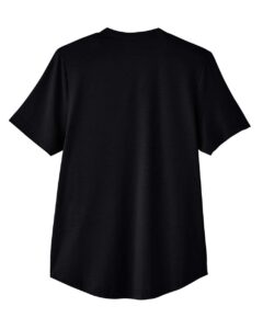 North End NE100W Women’s JAQ Snap-Up Stretch Performance Polo – Black (back)