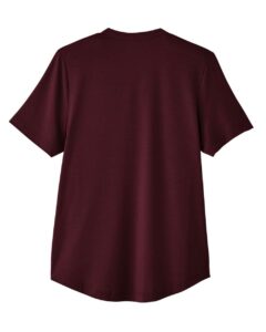 North End NE100W Women’s JAQ Snap-Up Stretch Performance Polo – Burgundy (back)