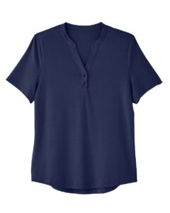 North End NE100W Women’s JAQ Snap-Up Stretch Performance Polo – Classic Navy