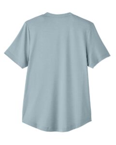 North End NE100W Women’s JAQ Snap-Up Stretch Performance Polo – Opal Blue (back)