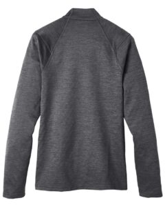 North End NE712 Men’s Flux 2.0 Full-Zip Jacket – Carbon Heather/ Black (back)