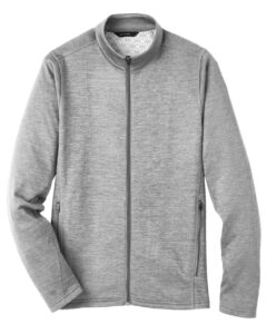 North End NE712 Men’s Flux 2.0 Full-Zip Jacket – Light Heather/ Carbon