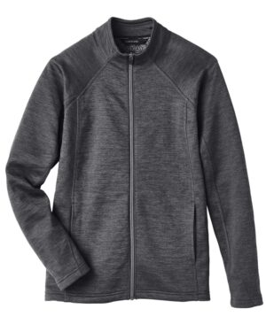 North End NE712W Women’s Flux 2.0 Full-Zip Jacket – Black Heather/ Carbon