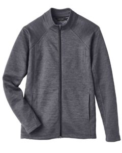 North End NE712W Women’s Flux 2.0 Full-Zip Jacket – Carbon Heather/ Black