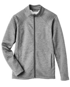 North End NE712W Women’s Flux 2.0 Full-Zip Jacket – Light Heather/ Carbon
