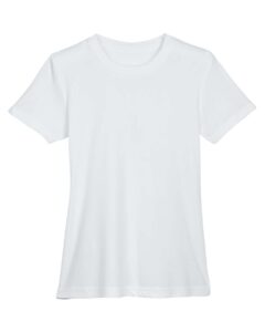 UltraClub 8620L Women’s Cool and Dry Performance T-Shirt – White