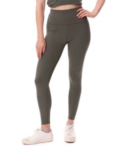 Threadfast Apparel 280L Women’s Impact Leggings – Army (on model)