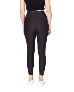 Threadfast Apparel 280L Women’s Impact Leggings – Black Heather (on model back)