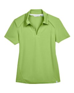 North End 78632 Women’s Recycled Polyester Performance Pique Polo – Cactus Green