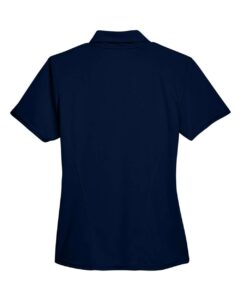 North End 78632 Women’s Recycled Polyester Performance Pique Polo – Night (back)